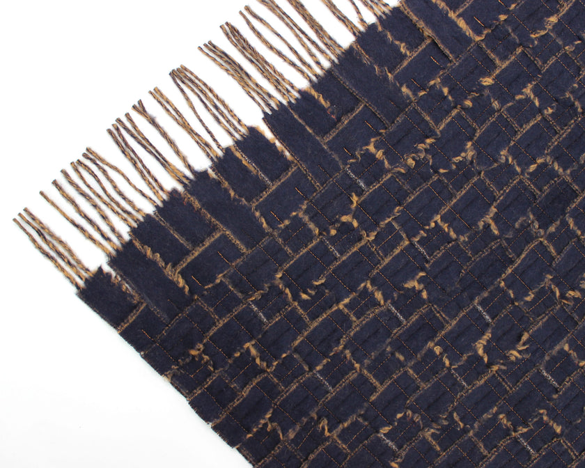 Classic Throw with Half Fringing